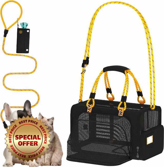PAWZIDEA Expandable Pet Carrier Airline Approved