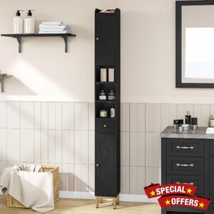 Hzuaneri Bathroom Cabinet with Adjustable Shelves