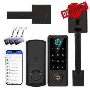 Fingerprint Door Lock with Handle Sets