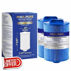 POOLPURE 6CH-940 Antimicrobial Hot Tub Filters
