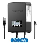 SUNVIE 120W Low Voltage Transformer Outdoor Landscape Lighting Transformer with Timer and Photoce...