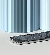 Satechi OntheGo Bluetooth Keyboard with Adjustable Stand, Connect up 3 Devices, USB C Rechargeabl...