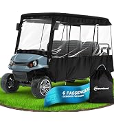 moveland 6 Passenger Golf Cart Storage Cover Compatible with E Z GO, Club Car, Yamaha - Dustproof...
