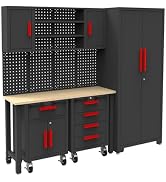 BIG RED AG2154CR Tackle Box Organizer: Portable Storage Tool Box with 4 Drawers and 19 Compartmen...