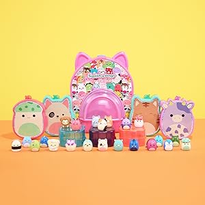 Squish-a-longs by Original Squishmallows Party Pack On-the-Go Playset