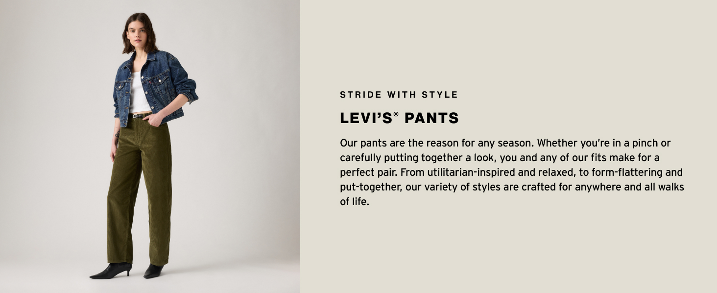 Levi's Women's Pants: Stride with Style