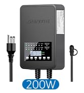 SUNVIE 300W Low Voltage Transformer with Timer and Photocell Sensor Landscape Lighting Transforme...