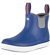 Trudave Women's Deck Boots, Anti-slip Ankle Rain Boot for Women Fishing Boots Waterproof Rubber G...