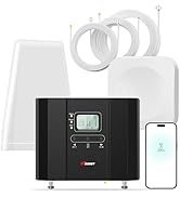 HiBoost Cell Phone Booster for Multiroom: Boost Cellular Signal up to 10,000 sq ft for All U.S. C...