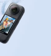Insta360 X4 Air Starter Bundle - Lightweight 165g 8K 360 Camera, Invisible Selfie Stick, Replacea...