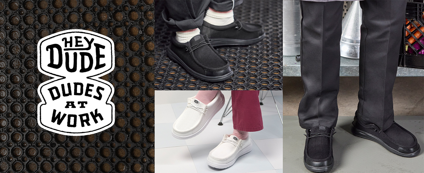 Heydude certified work shoes
