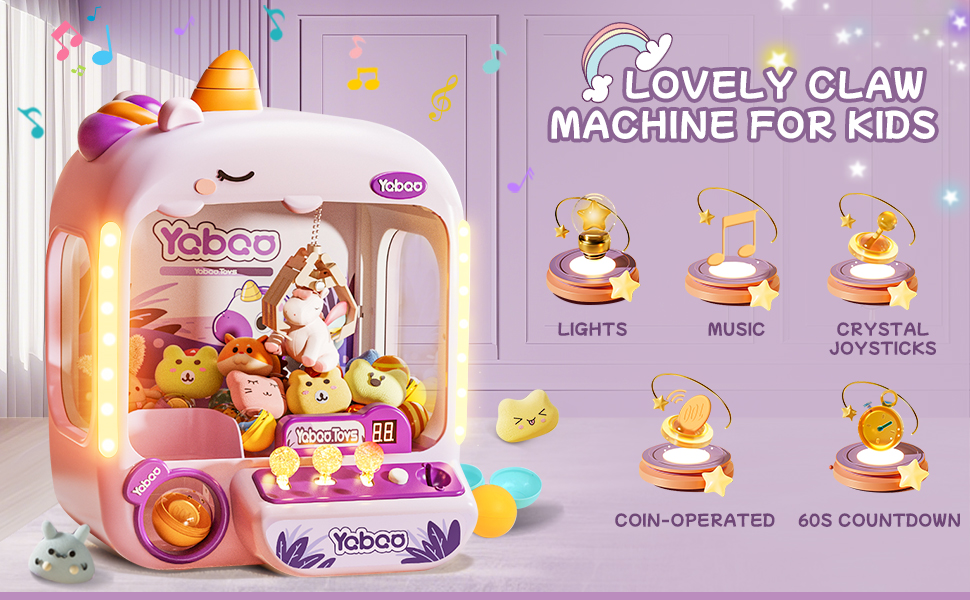 LOVELY CLAW MACHINE FOR KIDS