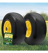 Wiltire (2-Pack) 18x9.50-8 Tubeless Lawn Mower Tire and Wheel for Zero Turn Lawn Mowers Rear Tire...
