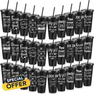 Uiifan 30 Pcs Inspirational Cups Bulk Appreciation Gifts for Employee Coworker Staff Team Thank You Gifts