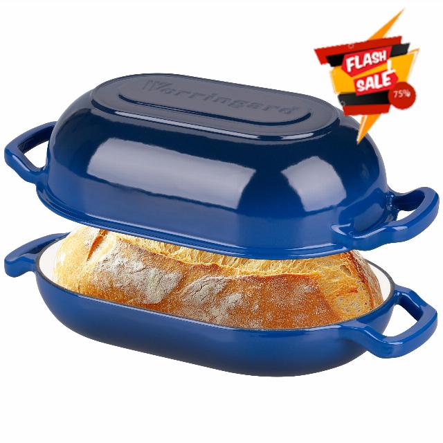 VORRINGARD Enameled Cast Iron Sourdough Bread Oven