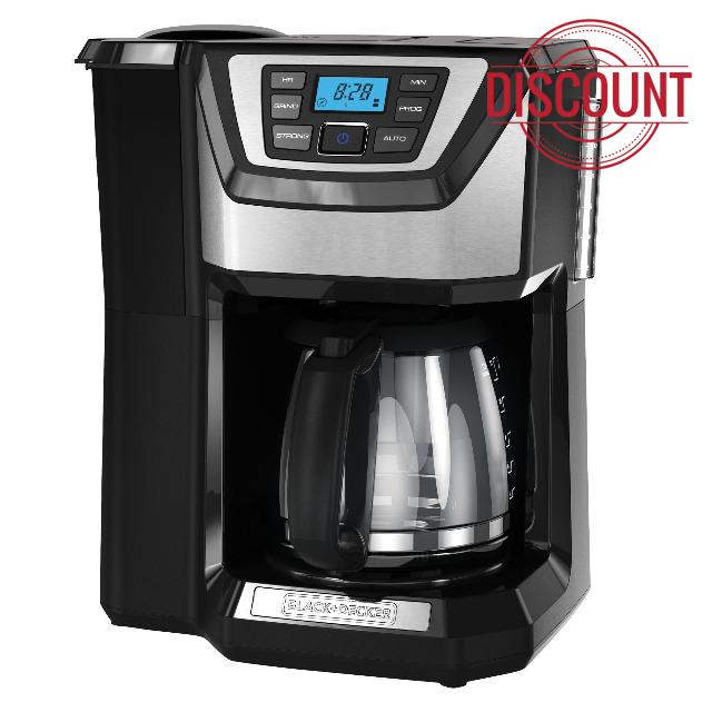 Black and Decker BLACK+DECKER 12-Cup Mill and Brew Coffeemaker