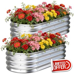 Galvanized Raised Garden Bed Outdoor