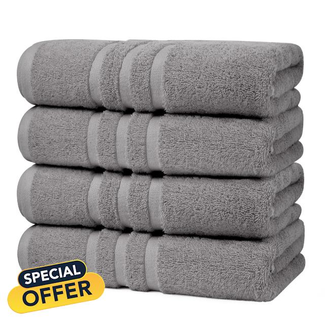 Velqora Bath Towels 4 Pack