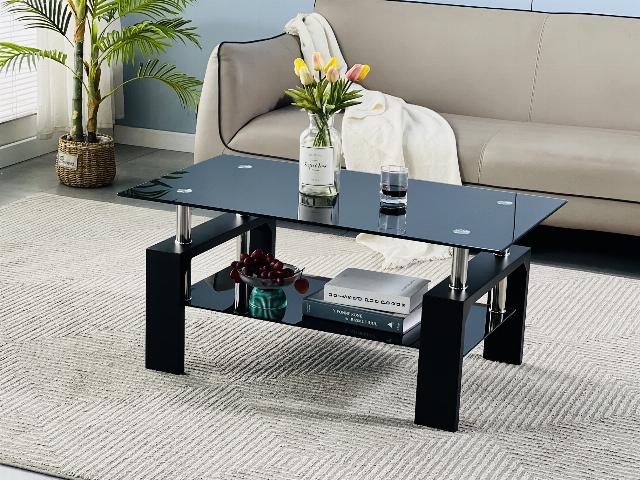 Btrpily Living Room Rectangle Coffee Table