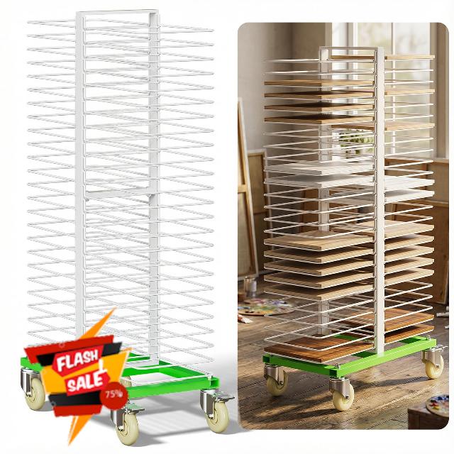 50 Shelves Art Drying Rack