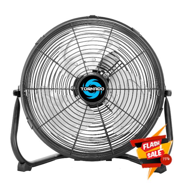 Tornado 12 Inch Industrial Powerful Metal Floor Fan