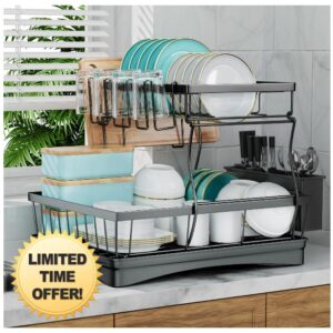 7 code Large Dish Drying Rack for Kitchen Counter