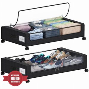 Tututry Under Bed Storage with Wheels