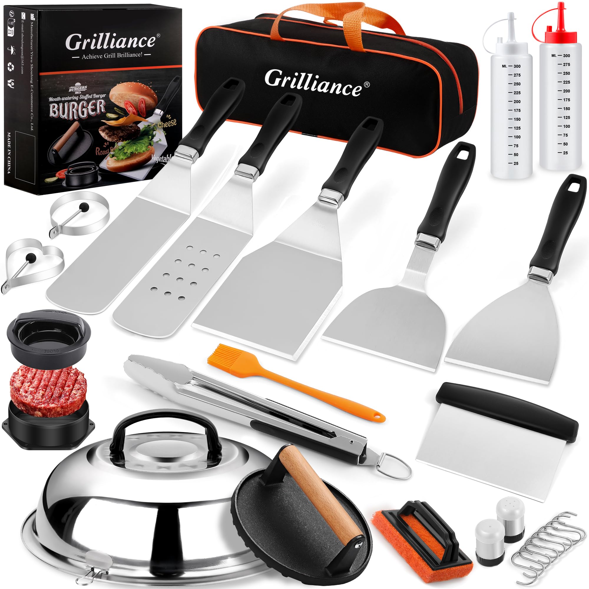 Grilliance 27pcs Griddle Accessories Kit for Blackstone
