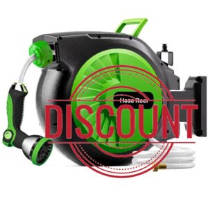Retractable Garden Hose Reel 100FT x 1/2 in