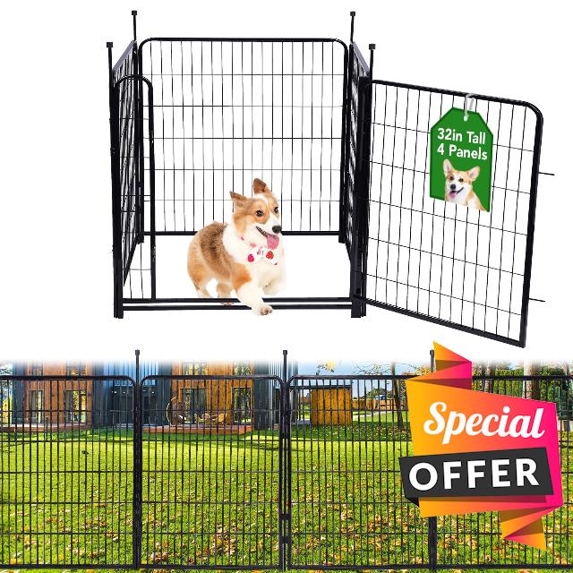 Getlay Tall Garden Fence