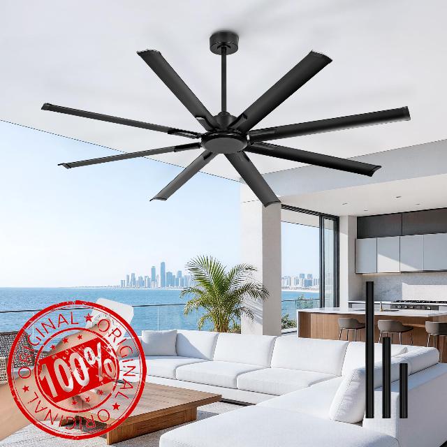 72 Inch Industrial Ceiling Fan Without Light