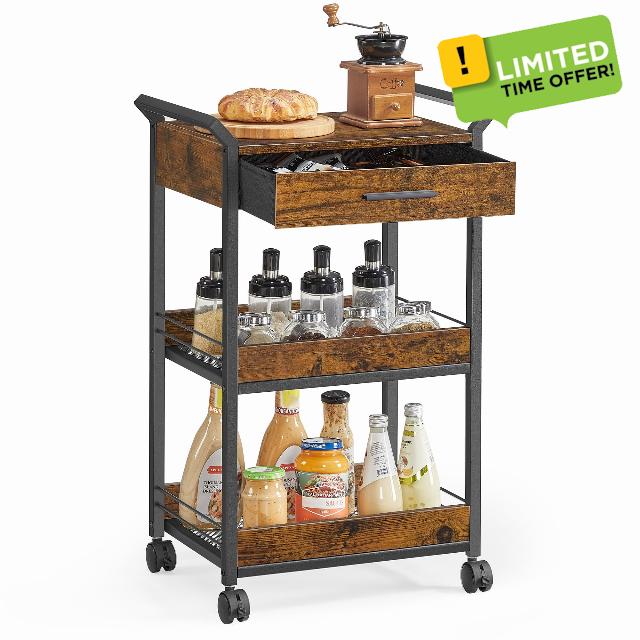 VASAGLE Storage Cart