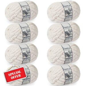 Cozyful Chunky Yarn for Hand Knitting - #10 Chunky Chenille Yarn