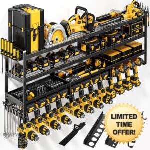 POKIPO 49" W Large Power Tool Organizer Wall Mount