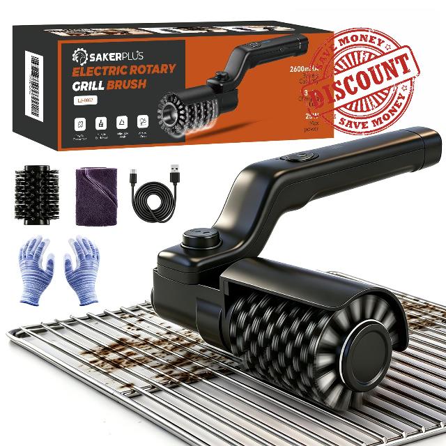 Sakerplus Electric Grill Brush