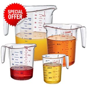 Amazing Abby - Melissa - Plastic Measuring Cups (4-Piece Set)