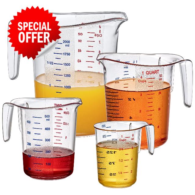 Amazing Abby - Melissa - Plastic Measuring Cups (4-Piece Set)