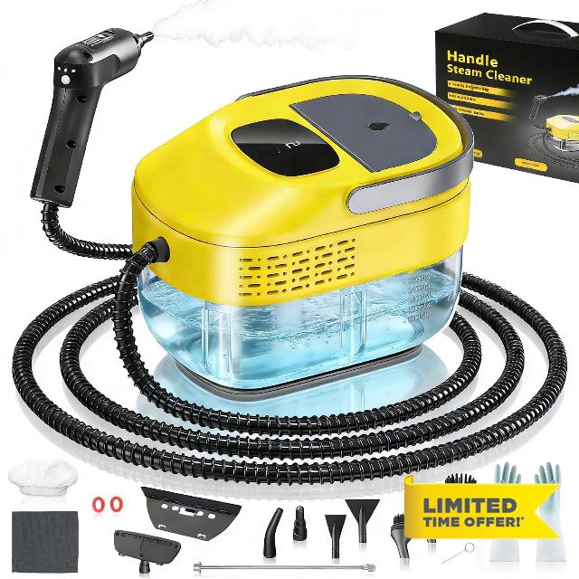 2026 New 3 Level Adjustable Pressurized Handheld Steam Cleaner for Home
