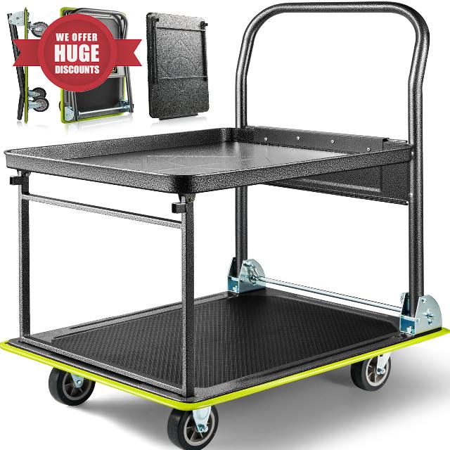Heavy Duty Push Cart Dolly (700 lbs)