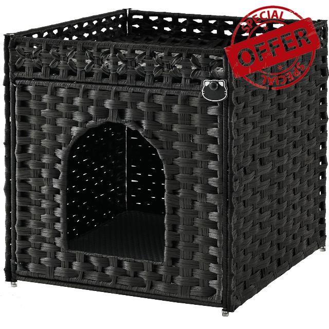 SETVSON Cat Litter Box Enclosure Furniture