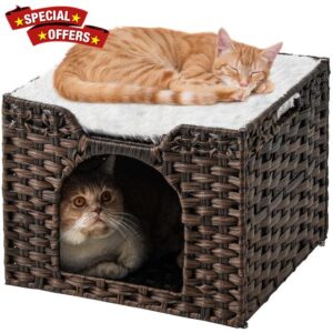 SETVSON Cat Beds Indoor Kitten House