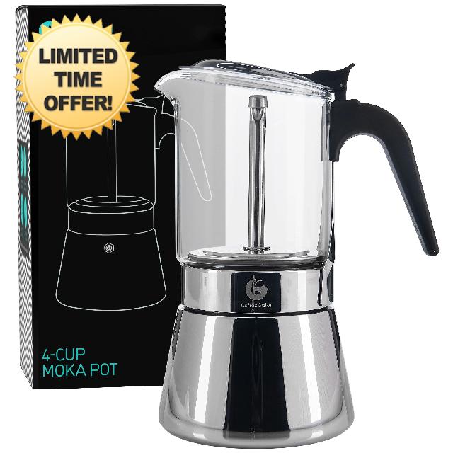 Coffee Gator 4 Cup Moka Pot