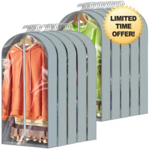 10 Pcs 40" Garment Bags for Hanging Clothes