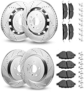 VEVOR Front & Rear Brake Kit Compatible with 2008-2017 Buick Enclave, 2009-2017 Chevrolet Travers...