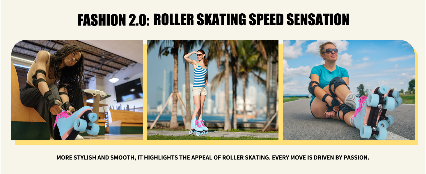 Blue Roller Skates