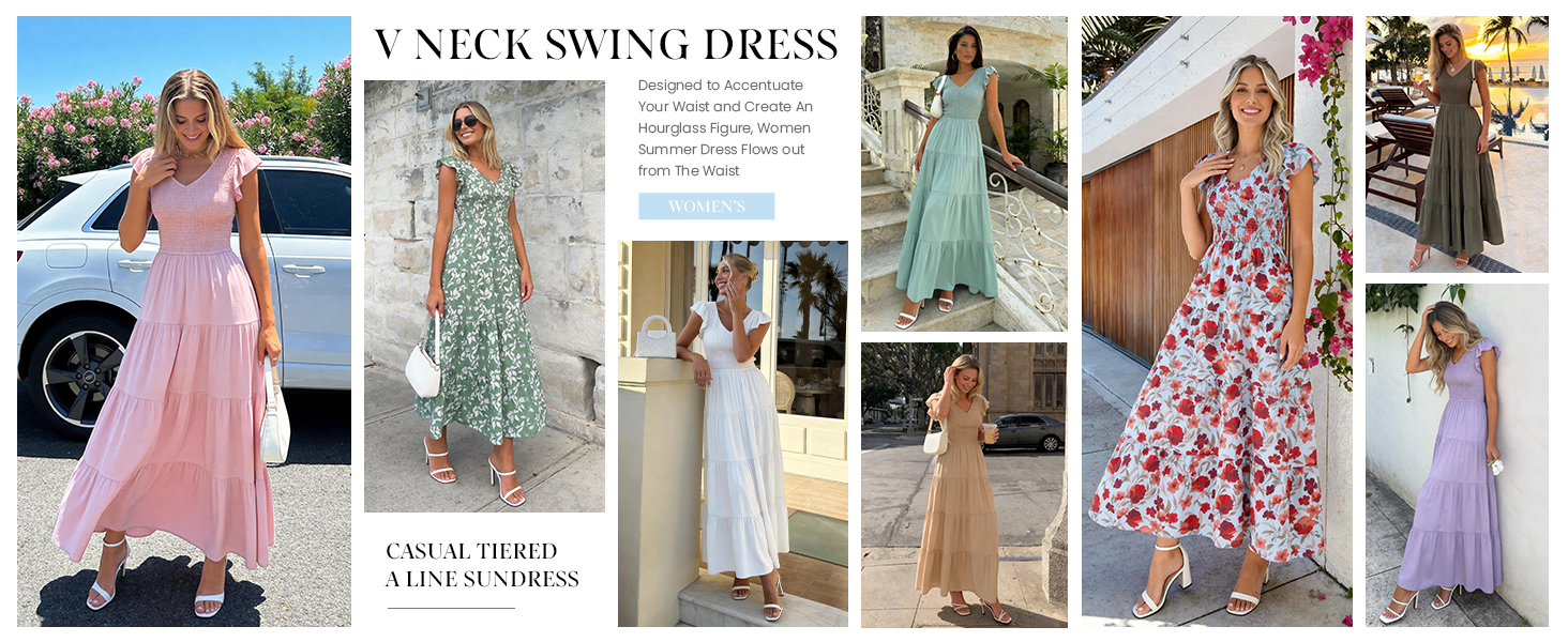 PRETTYGARDEN Beach Dresses for Women