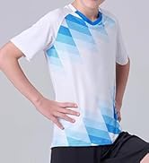 2 Pack Boys' Soccer Jerseys, Dry Fit Athletic Short Sleeve T-Shirts for Youth Kids, Performance T...