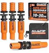 ALL-TOP Adjustable Auto-Stop Tire Deflator Valve Kit (10-30 PSI) 4 PCS Screw-on Tyre Air Down Too...