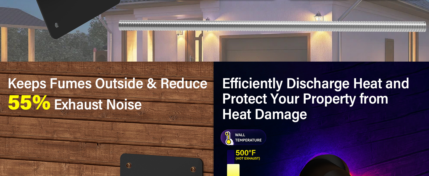 generator exhaust extension