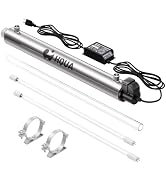HQUA-TWS-12 Ultraviolet Water Purifier Filter for Whole House Water Purification,12GPM 120V, 1 Ex...